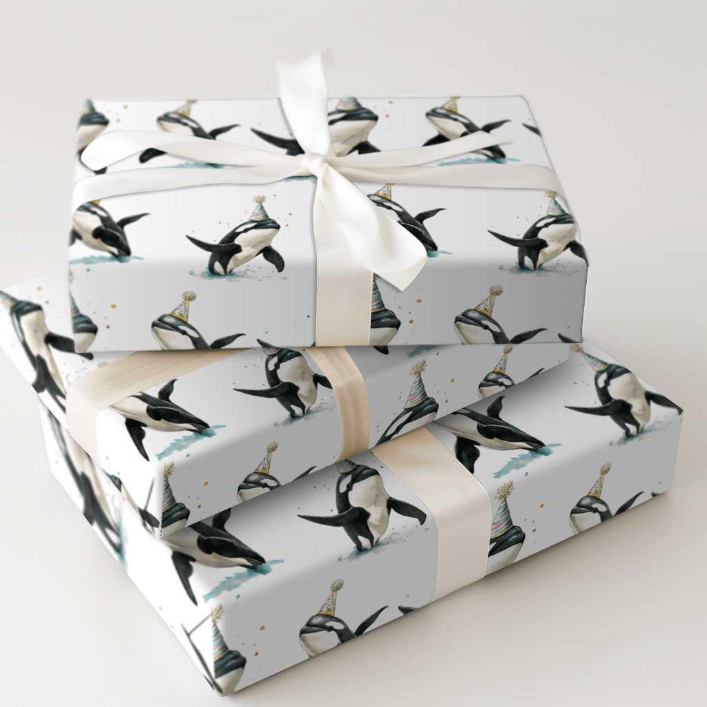 Whale of Fortune - Wrapping Paper - Aspen & Arlo