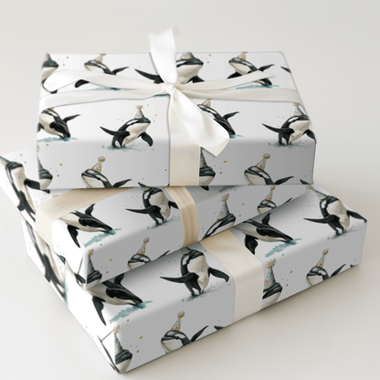Whale of Fortune - Wrapping Paper - Aspen & Arlo
