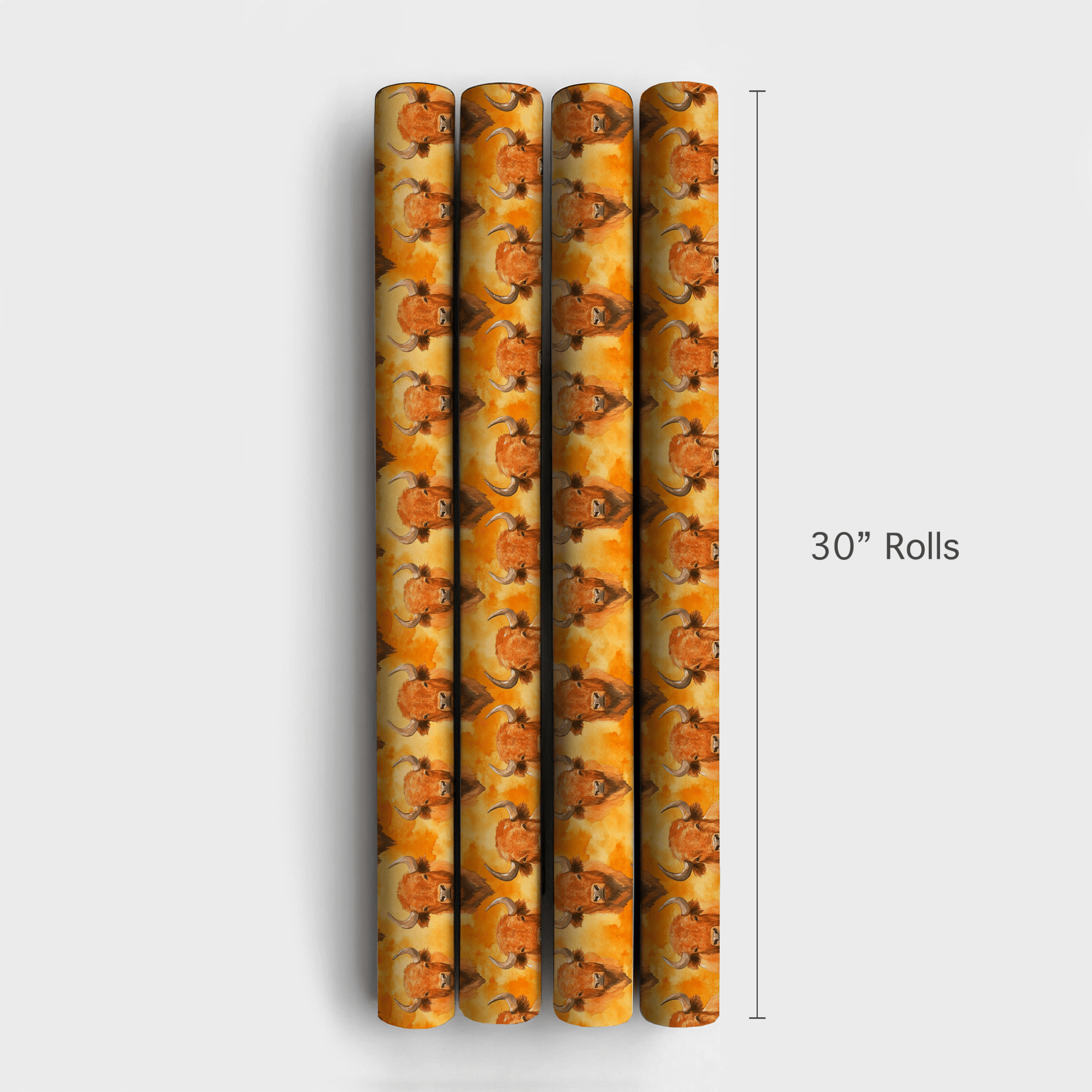 Buffalo Orange - Wrapping Paper - Aspen & Arlo