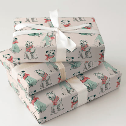 Cozy Pup - Wrapping Paper - Aspen & Arlo