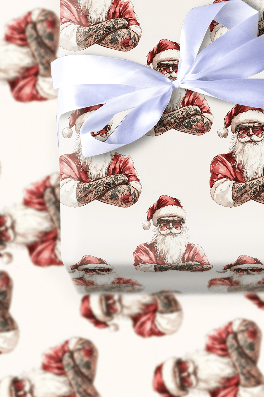 Inked Kringle - Wrapping Paper - Aspen & Arlo