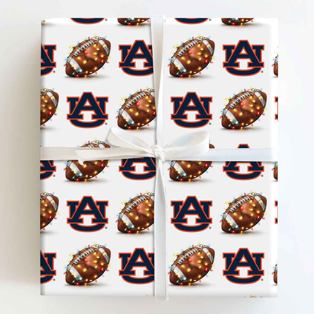 War Eagle Christmas Touchdown - Wrapping Paper - Aspen & Arlo