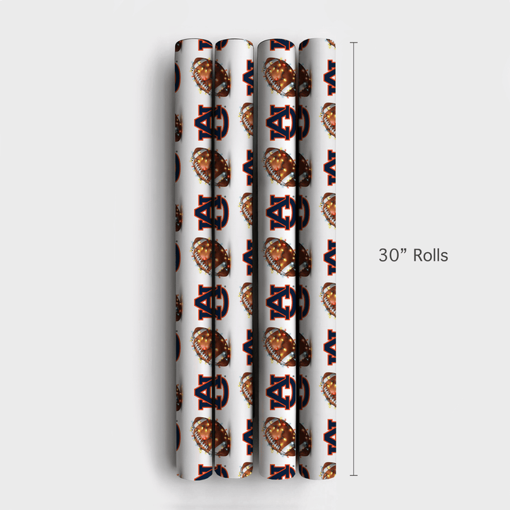 War Eagle Christmas Touchdown - Wrapping Paper - Aspen & Arlo