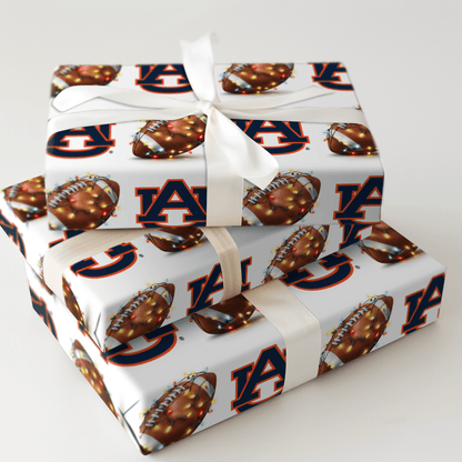 War Eagle Christmas Touchdown - Wrapping Paper - Aspen & Arlo