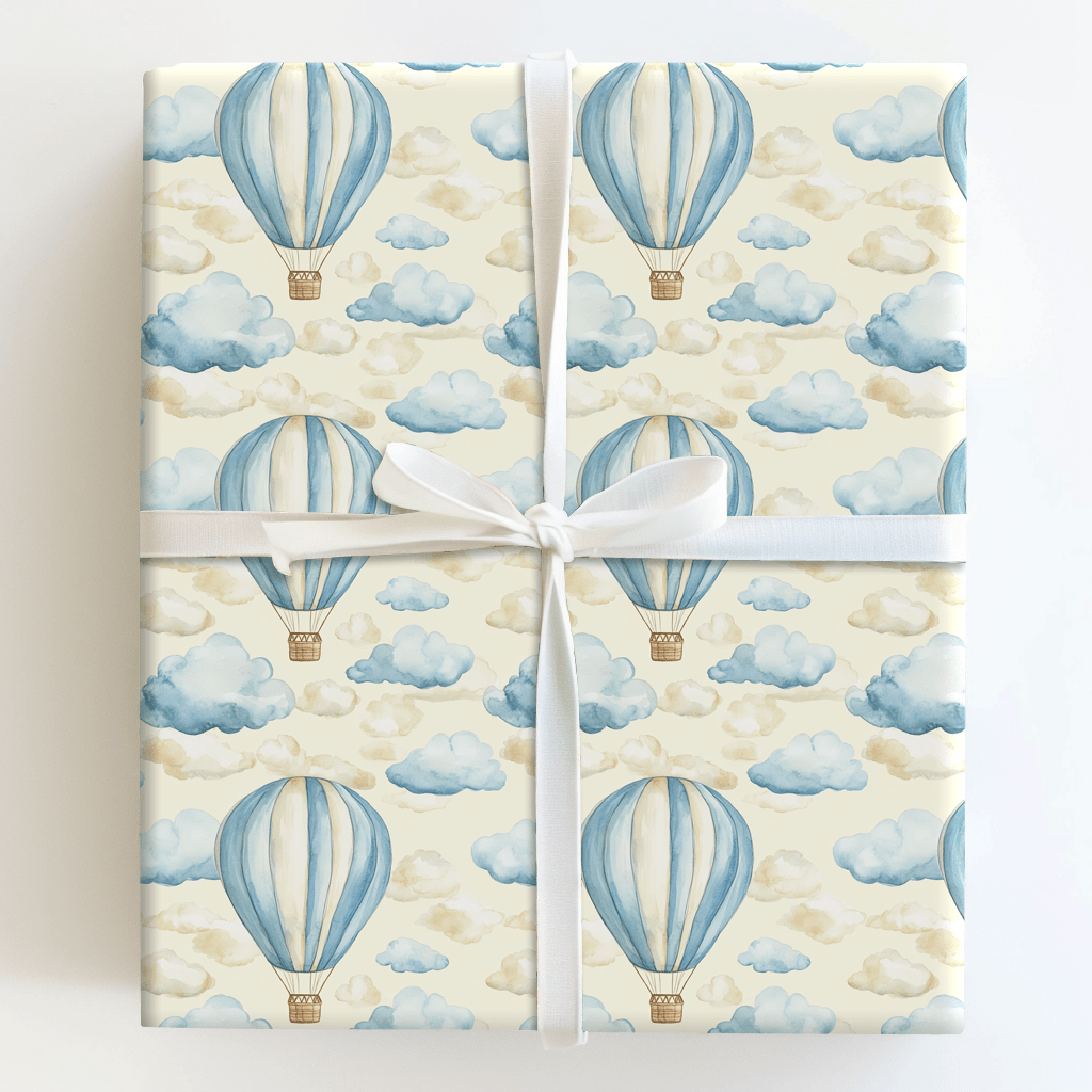 Soft Flight and Sweet Sights - Wrapping Paper - Aspen & Arlo