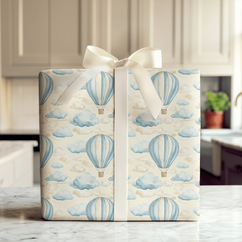 Soft Flight and Sweet Sights - Wrapping Paper - Aspen & Arlo