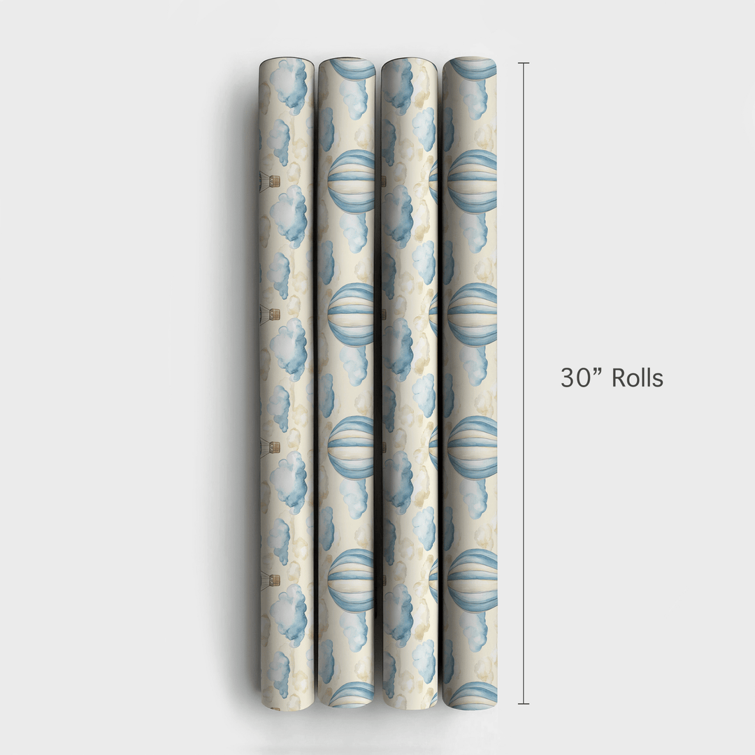 Soft Flight and Sweet Sights - Wrapping Paper - Aspen & Arlo