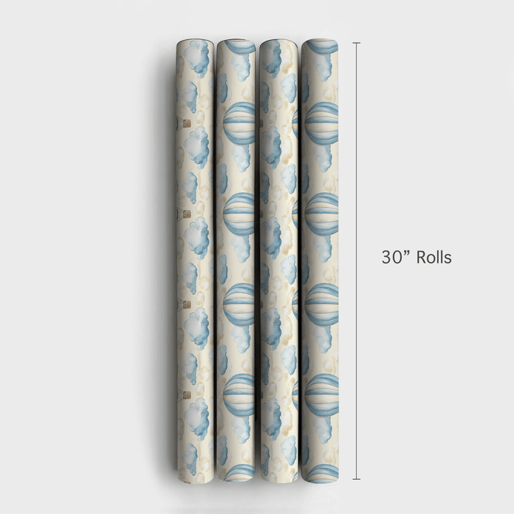 Soft Flight and Sweet Sights - Wrapping Paper - Aspen & Arlo