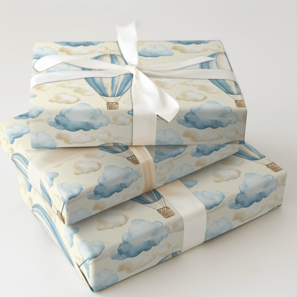 Soft Flight and Sweet Sights - Wrapping Paper - Aspen & Arlo