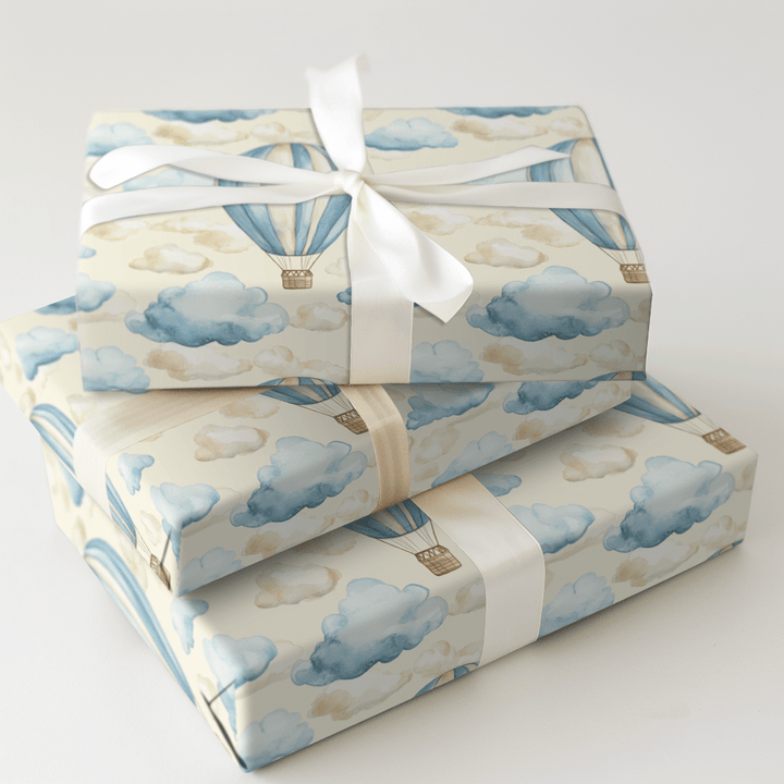 Soft Flight and Sweet Sights - Wrapping Paper - Aspen & Arlo
