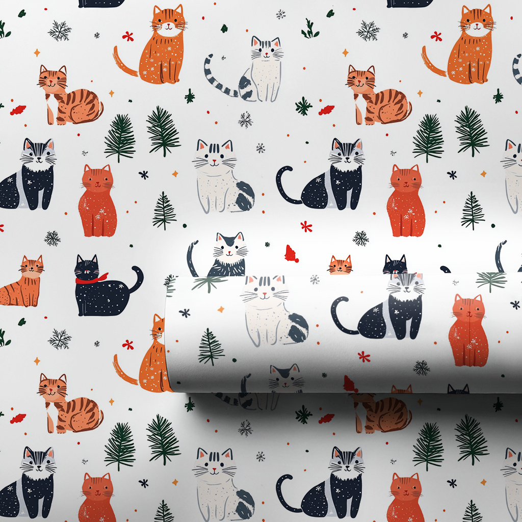 Christmas Kittens - 1 Roll