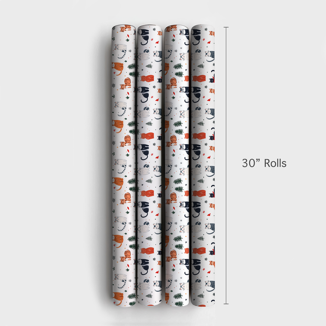 Christmas Kittens - 4 Rolls