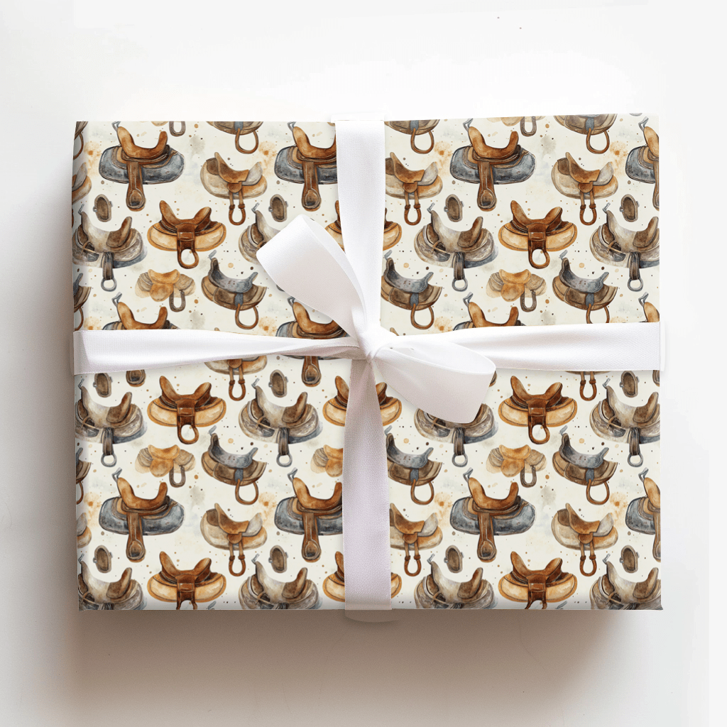 Saddle Polished - Wrapping Paper - Aspen & Arlo