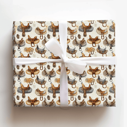 Saddle Polished - Wrapping Paper - Aspen & Arlo
