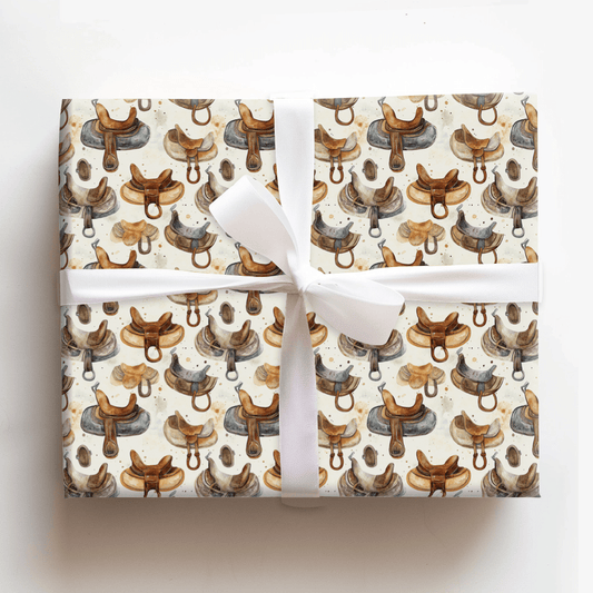 Saddle Polished - Wrapping Paper - Aspen & Arlo