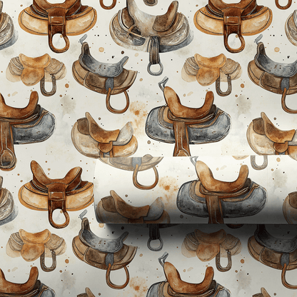 Saddle Polished - Wrapping Paper - Aspen & Arlo