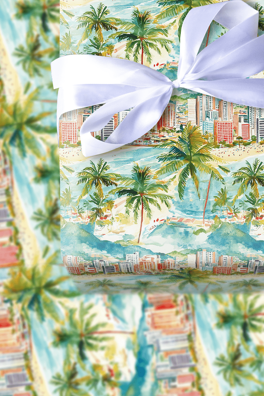 Aloha Noel - Wrapping Paper - Aspen & Arlo