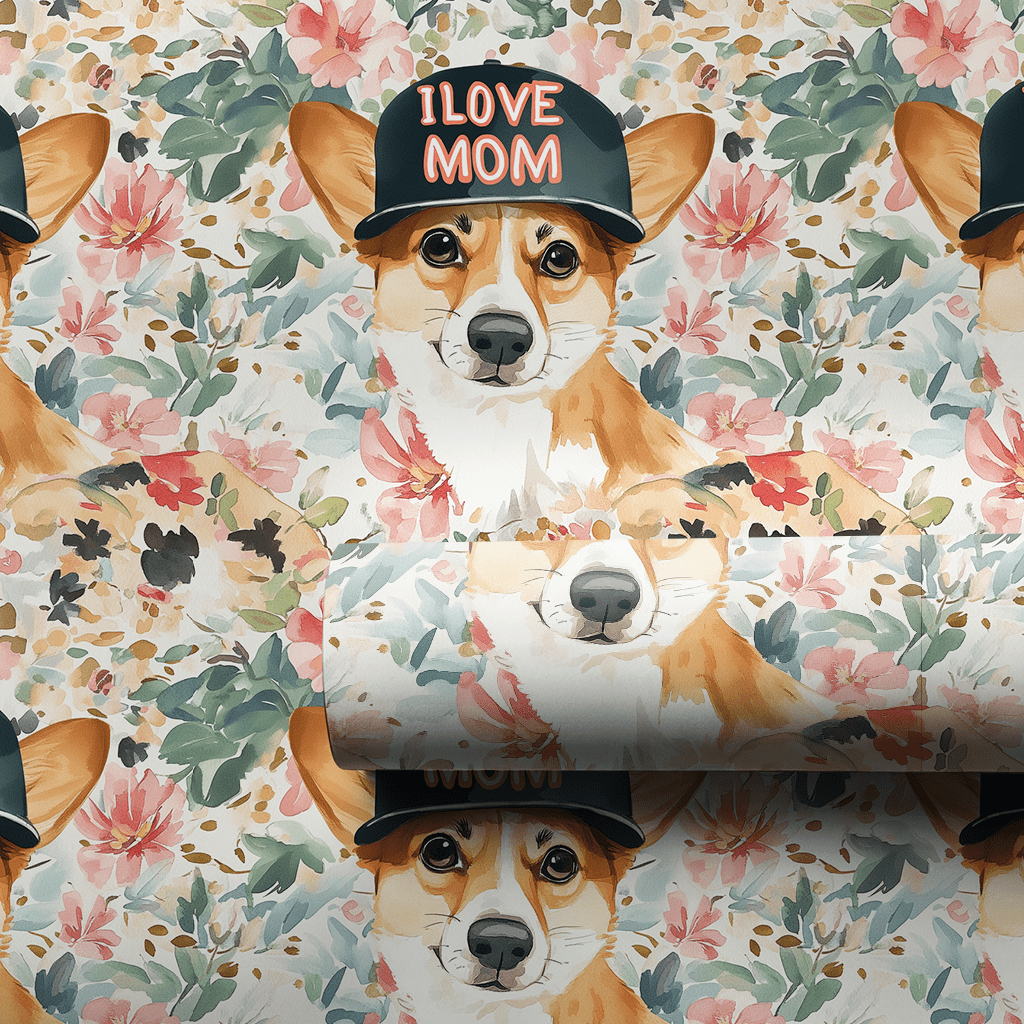 Mom's Favorite Corgi - Wrapping Paper - Aspen & Arlo