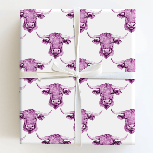 Raining Bull - Wrapping Paper - Aspen & Arlo
