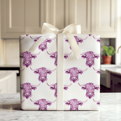 Raining Bull - Wrapping Paper - Aspen & Arlo