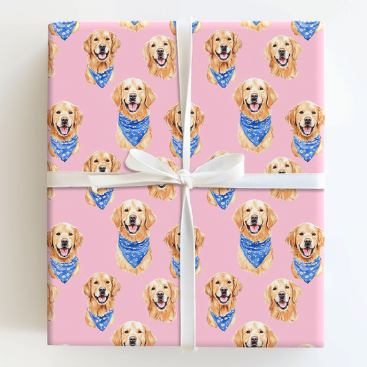 Golden Big Brother - Wrapping Paper - Aspen & Arlo