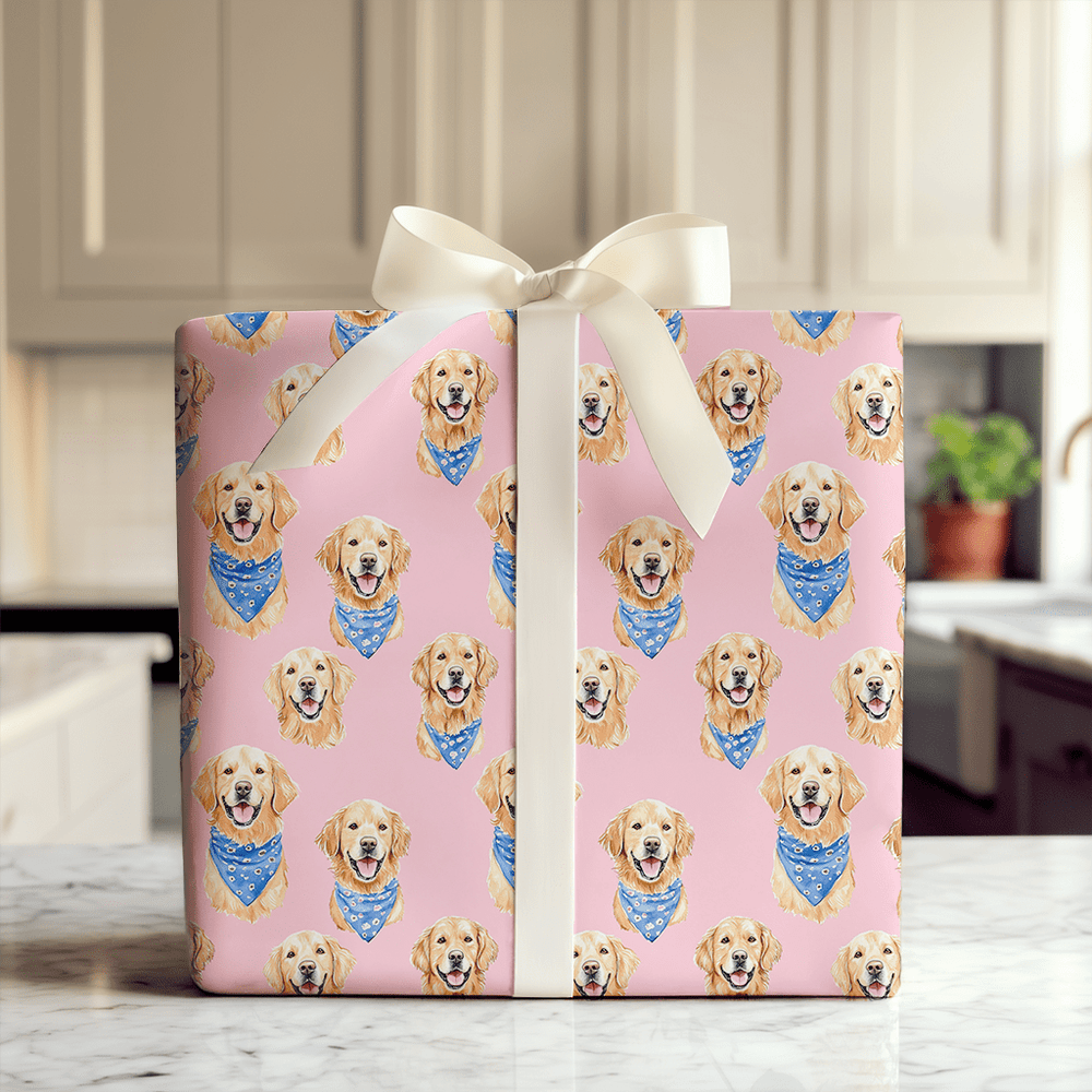 Golden Big Brother - Wrapping Paper - Aspen & Arlo