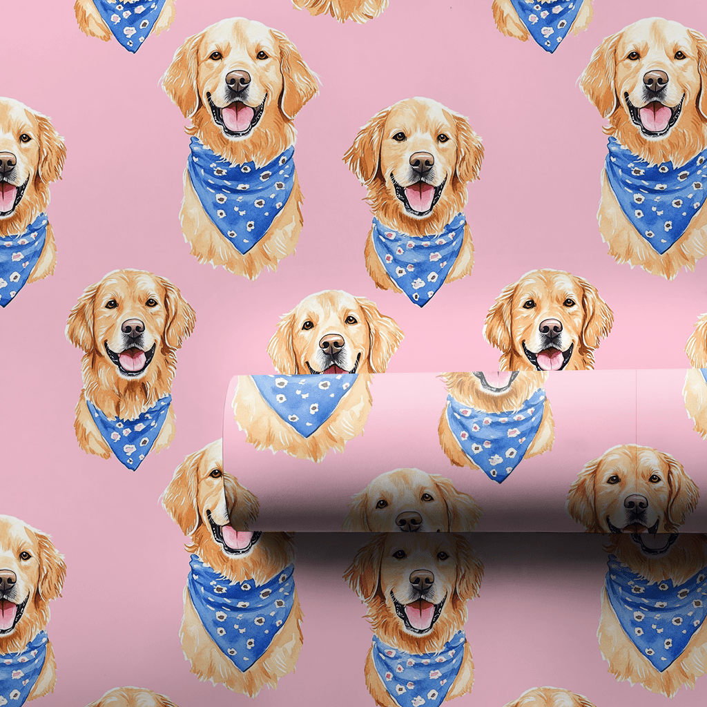 Golden Big Brother - Wrapping Paper - Aspen & Arlo