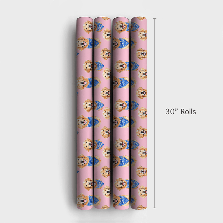 Golden Big Brother - Wrapping Paper - Aspen & Arlo