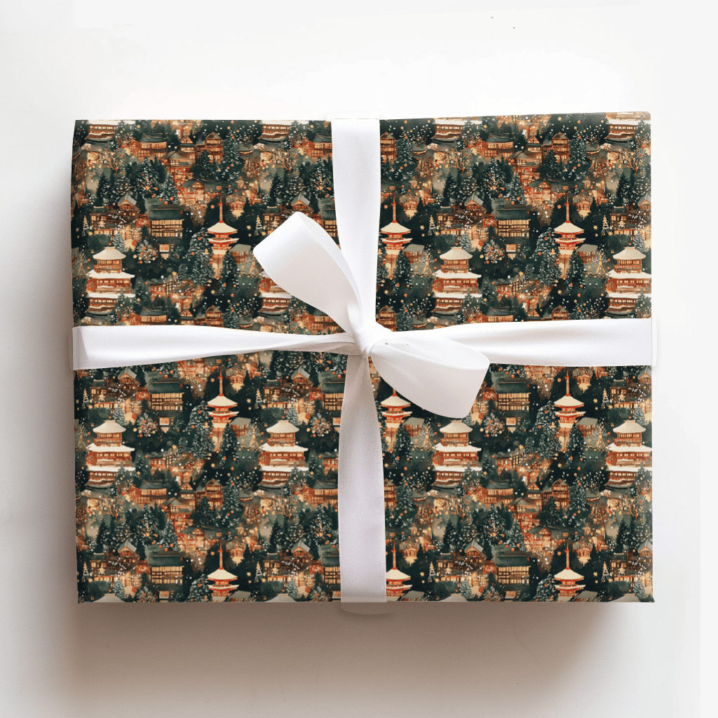 Jingle In Tokyo - Wrapping Paper - Aspen & Arlo