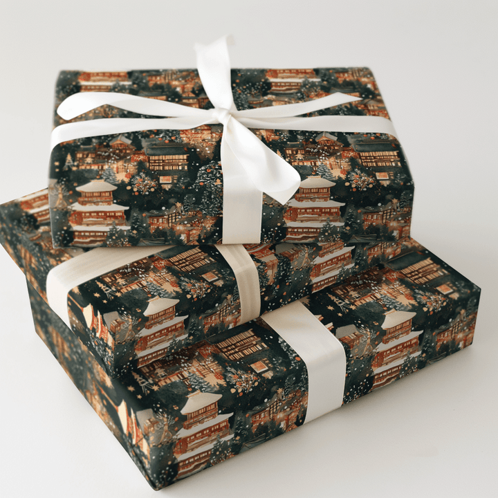 Jingle In Tokyo - Wrapping Paper - Aspen & Arlo