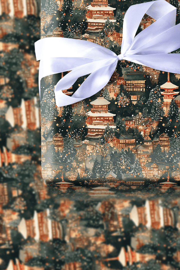 Jingle In Tokyo - Wrapping Paper - Aspen & Arlo
