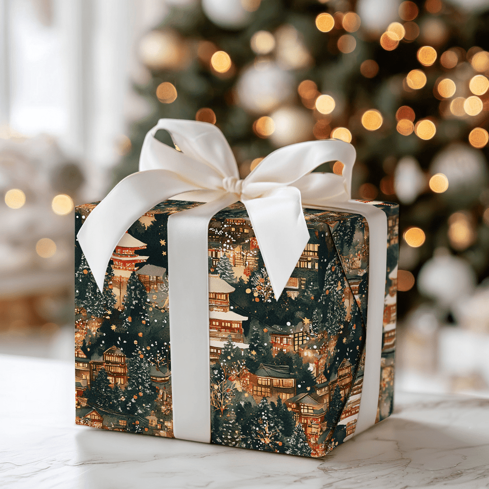 Jingle In Tokyo - Wrapping Paper - Aspen & Arlo