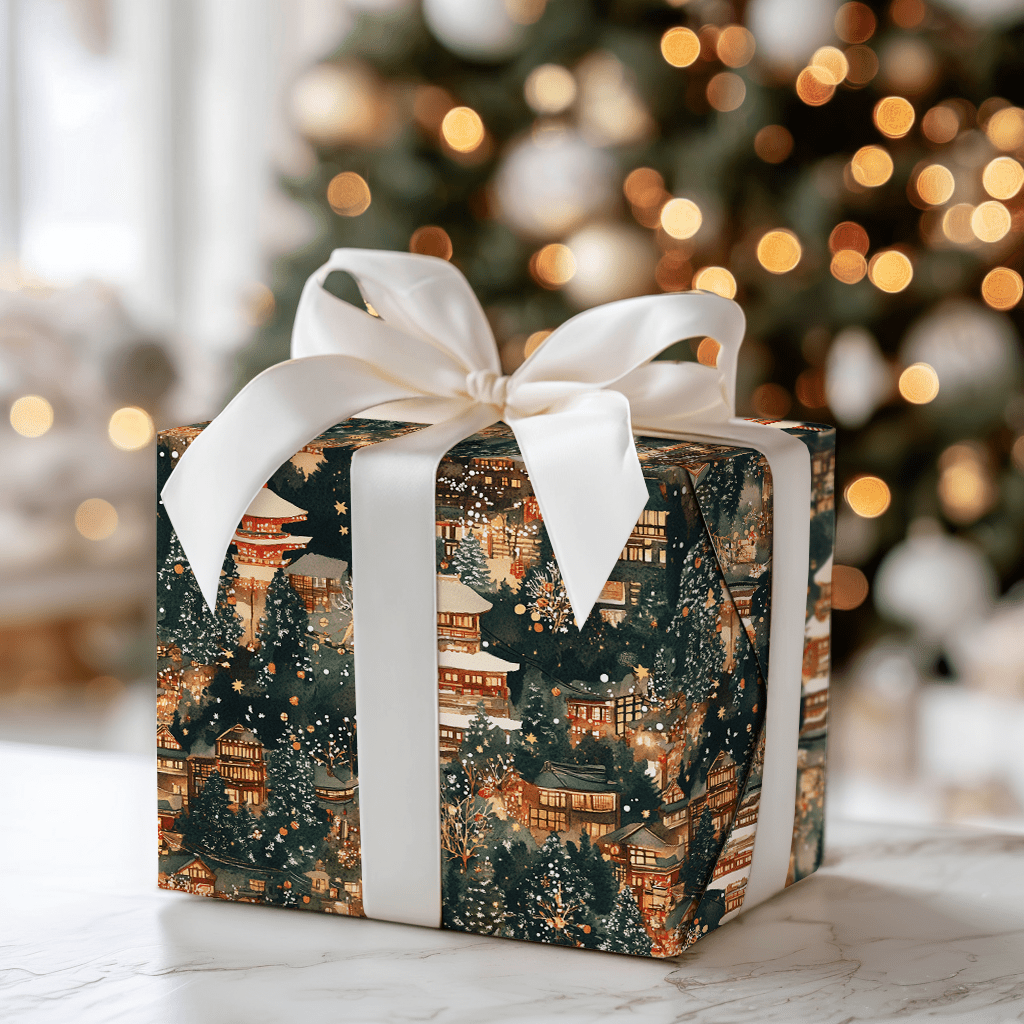Jingle In Tokyo - Wrapping Paper - Aspen & Arlo