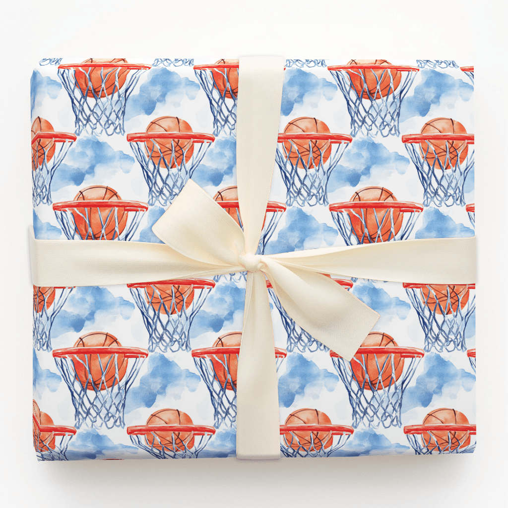 Free Throw - Wrapping Paper - Aspen & Arlo
