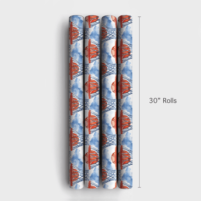 Free Throw - Wrapping Paper - Aspen & Arlo
