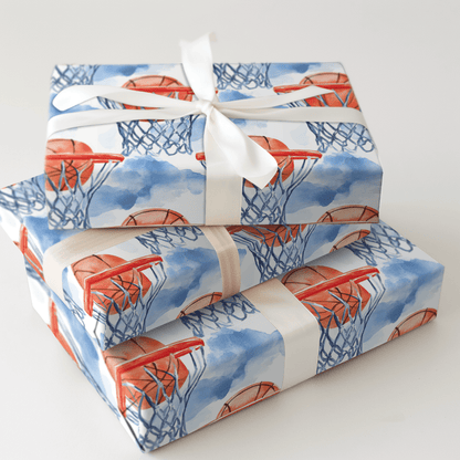 Free Throw - Wrapping Paper - Aspen & Arlo