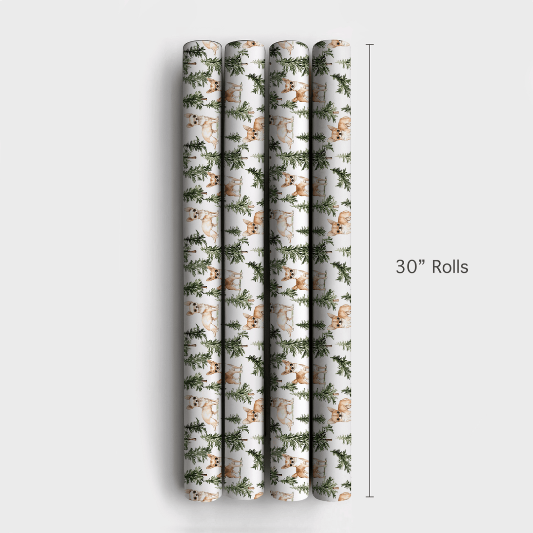 Snow Day for Chihuahuas - Wrapping Paper - Aspen & Arlo