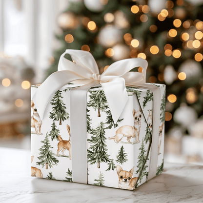 Snow Day for Chihuahuas - Wrapping Paper - Aspen & Arlo