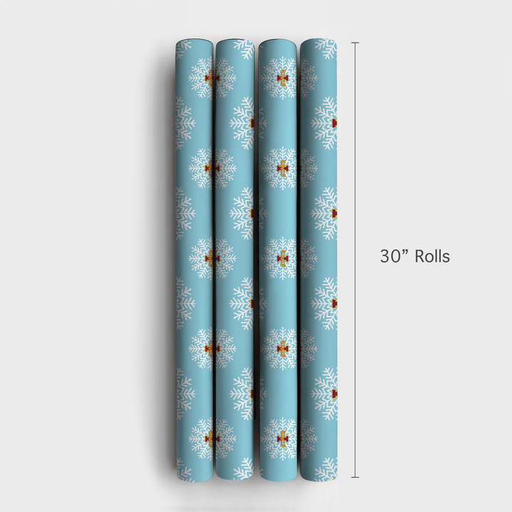 Snowy Iowa State - Wrapping Paper - Aspen & Arlo
