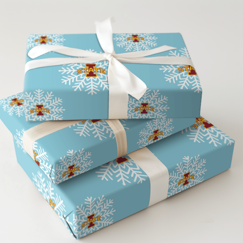 Snowy Iowa State - Wrapping Paper - Aspen & Arlo