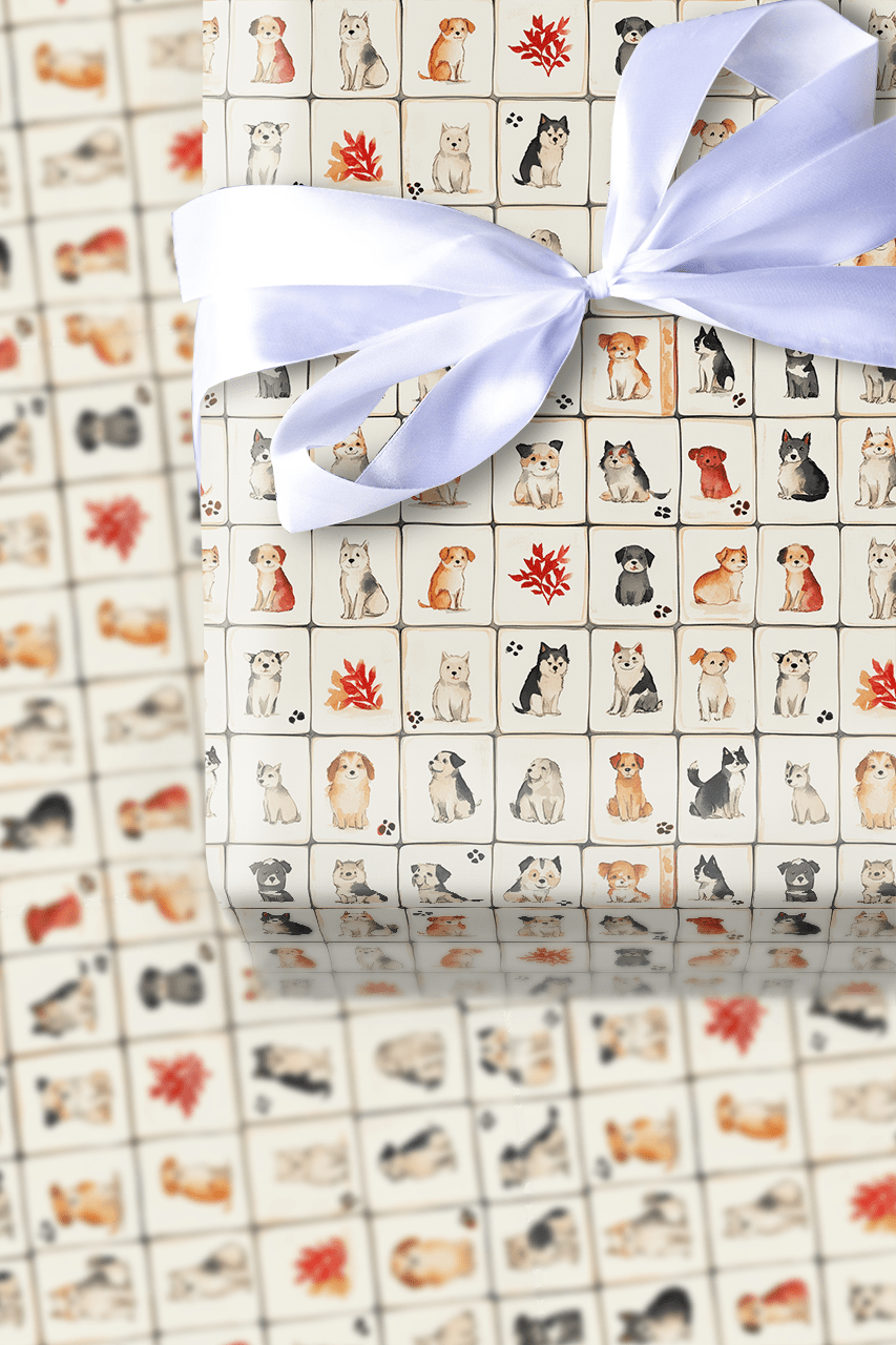 Dog House Rules - Wrapping Paper - Aspen & Arlo