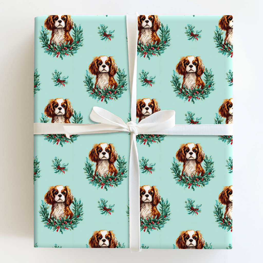 Spruce Cavalier - Wrapping Paper - Aspen & Arlo