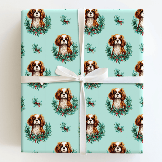 Spruce Cavalier - Wrapping Paper - Aspen & Arlo