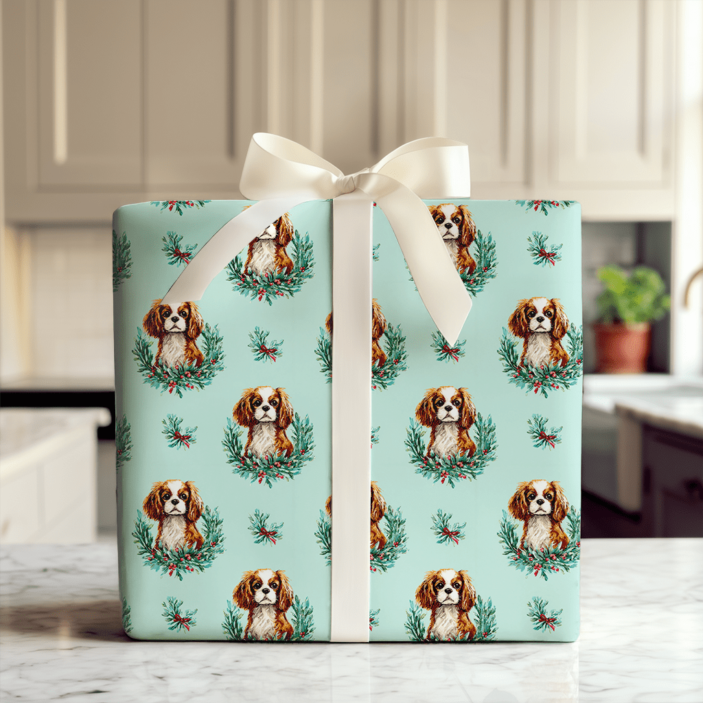 Spruce Cavalier - Wrapping Paper - Aspen & Arlo