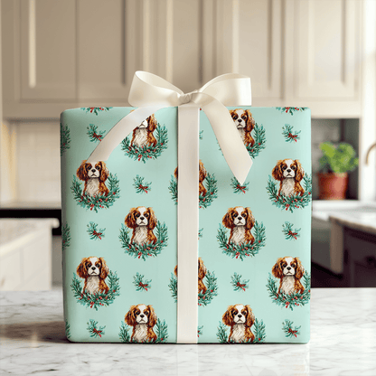Spruce Cavalier - Wrapping Paper - Aspen & Arlo