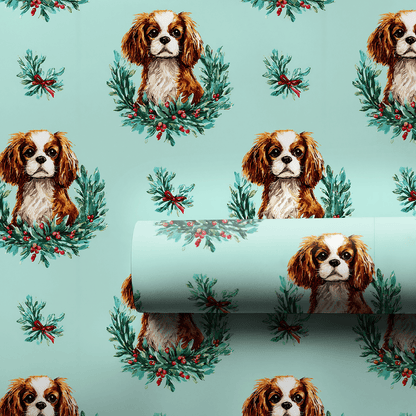 Spruce Cavalier - Wrapping Paper - Aspen & Arlo