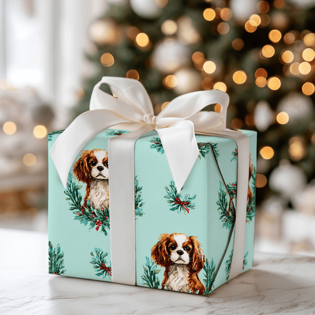 Spruce Cavalier - Wrapping Paper - Aspen & Arlo