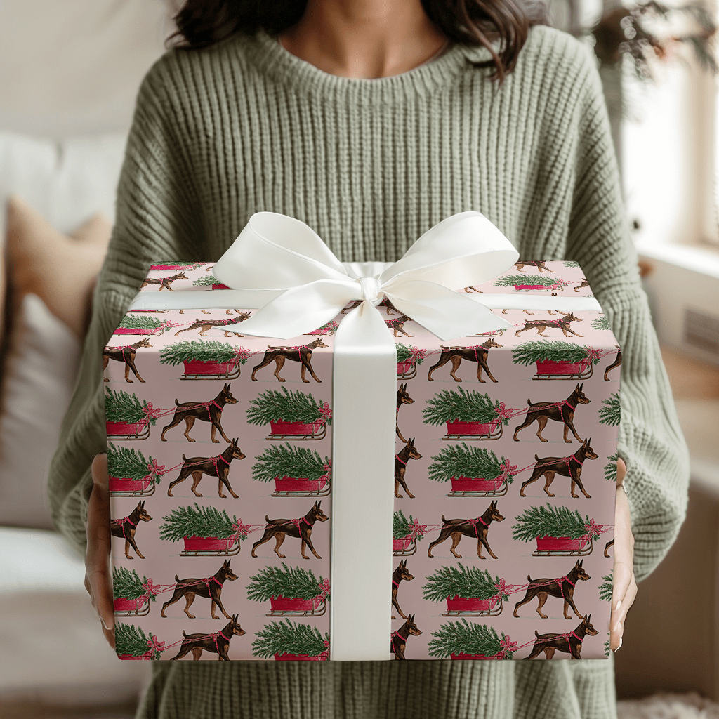 Kelpies Bringing Home Christmas - Wrapping Paper - Aspen & Arlo
