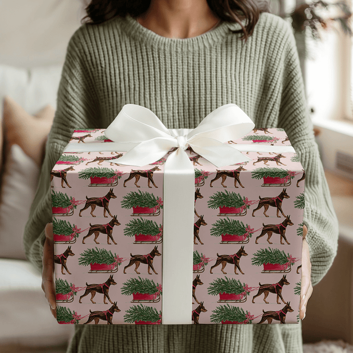 Kelpies Bringing Home Christmas - Wrapping Paper - Aspen & Arlo
