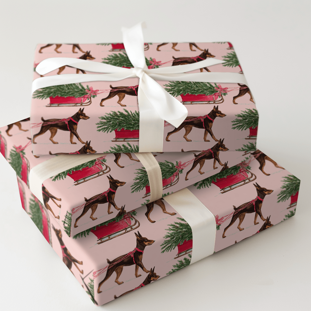 Kelpies Bringing Home Christmas - Wrapping Paper - Aspen & Arlo